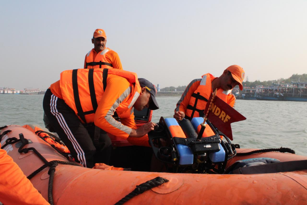 ndrf team patrolling in gangasagar mela 2026